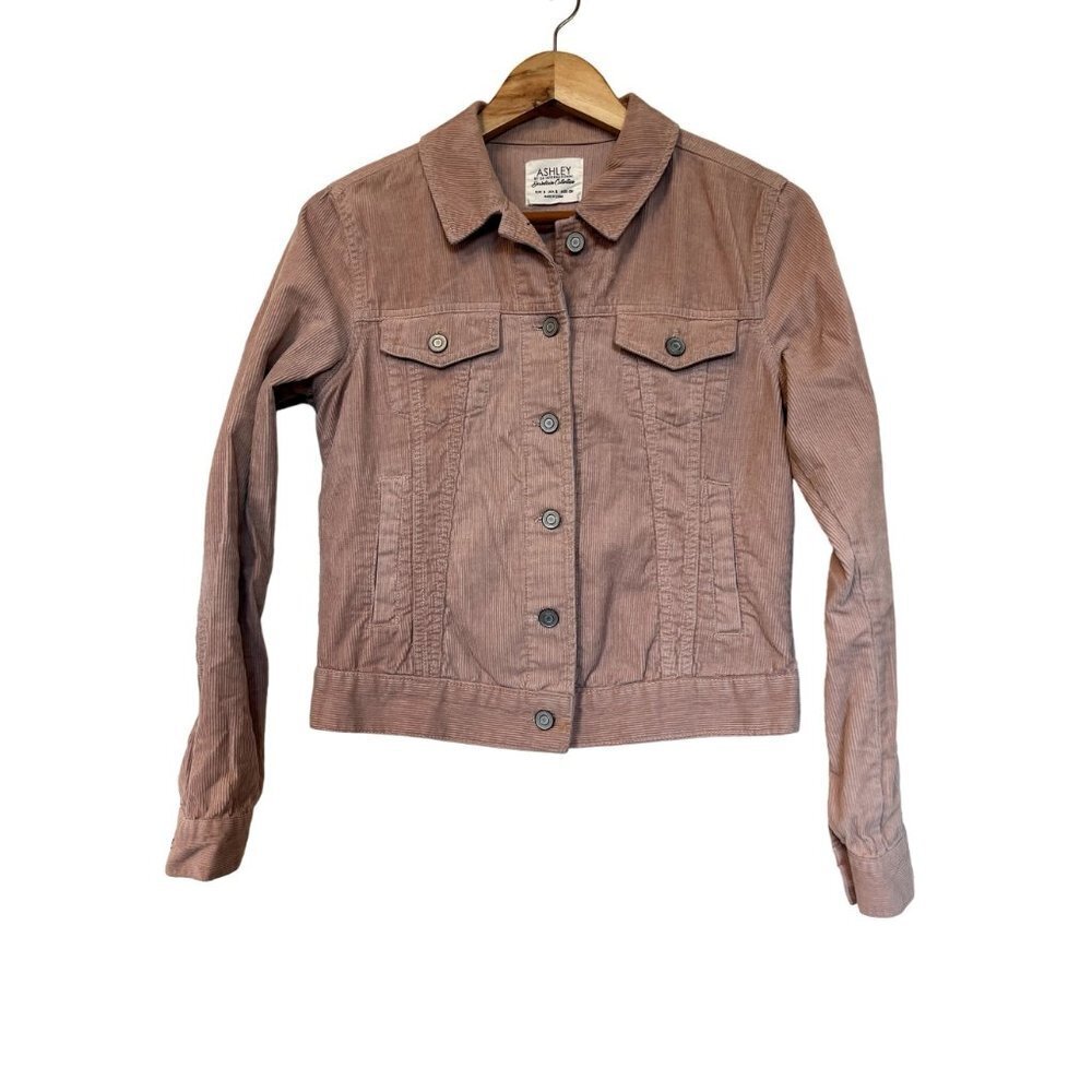 Ashley by 26 International Blush Pink Corduroy Jacket S - Picture 2 of 10